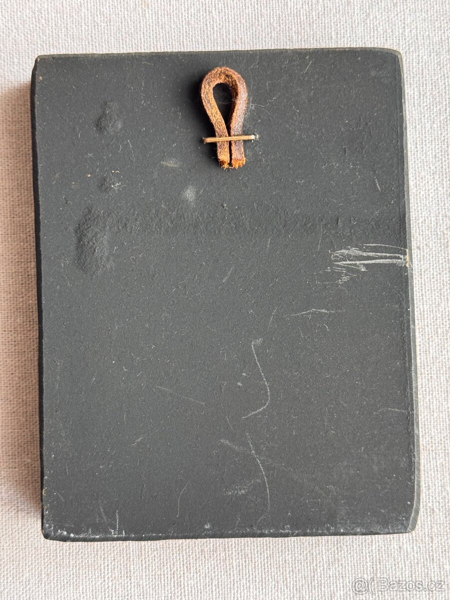 Dřevěná ikona svaté Barbory - 2