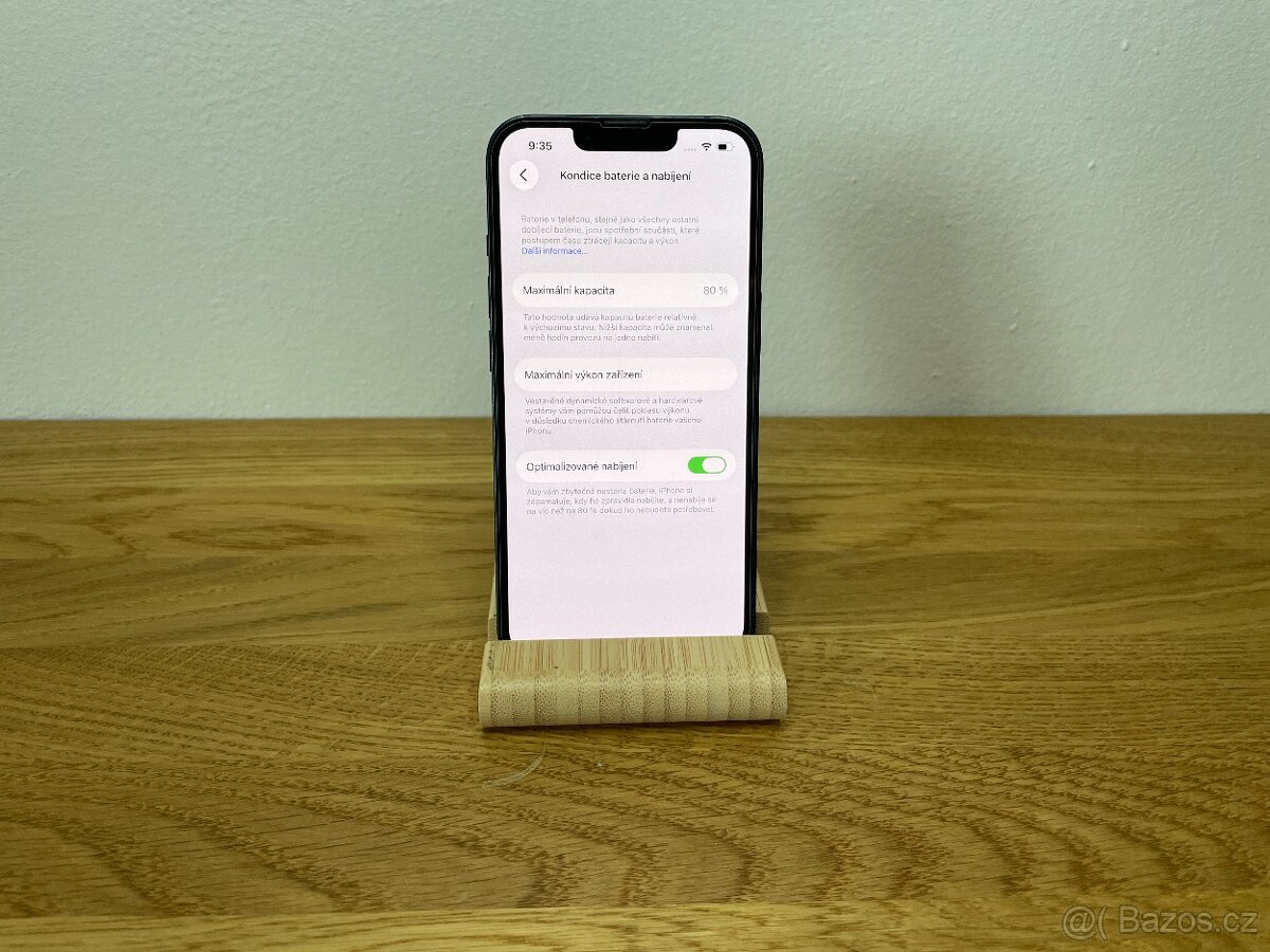 Apple iPhone 13 128GB Modrý - baterie 80% - 2