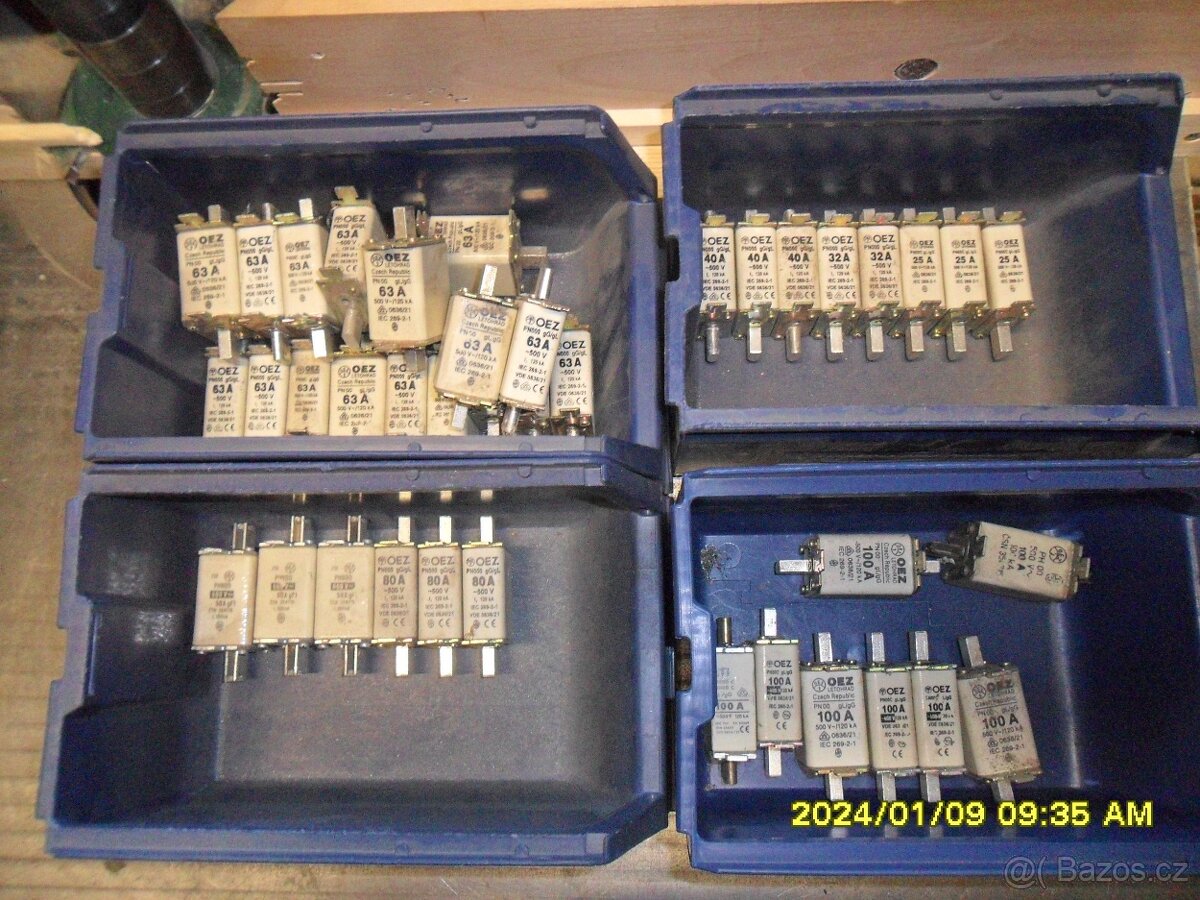 Prodám nožové pojistky - 2