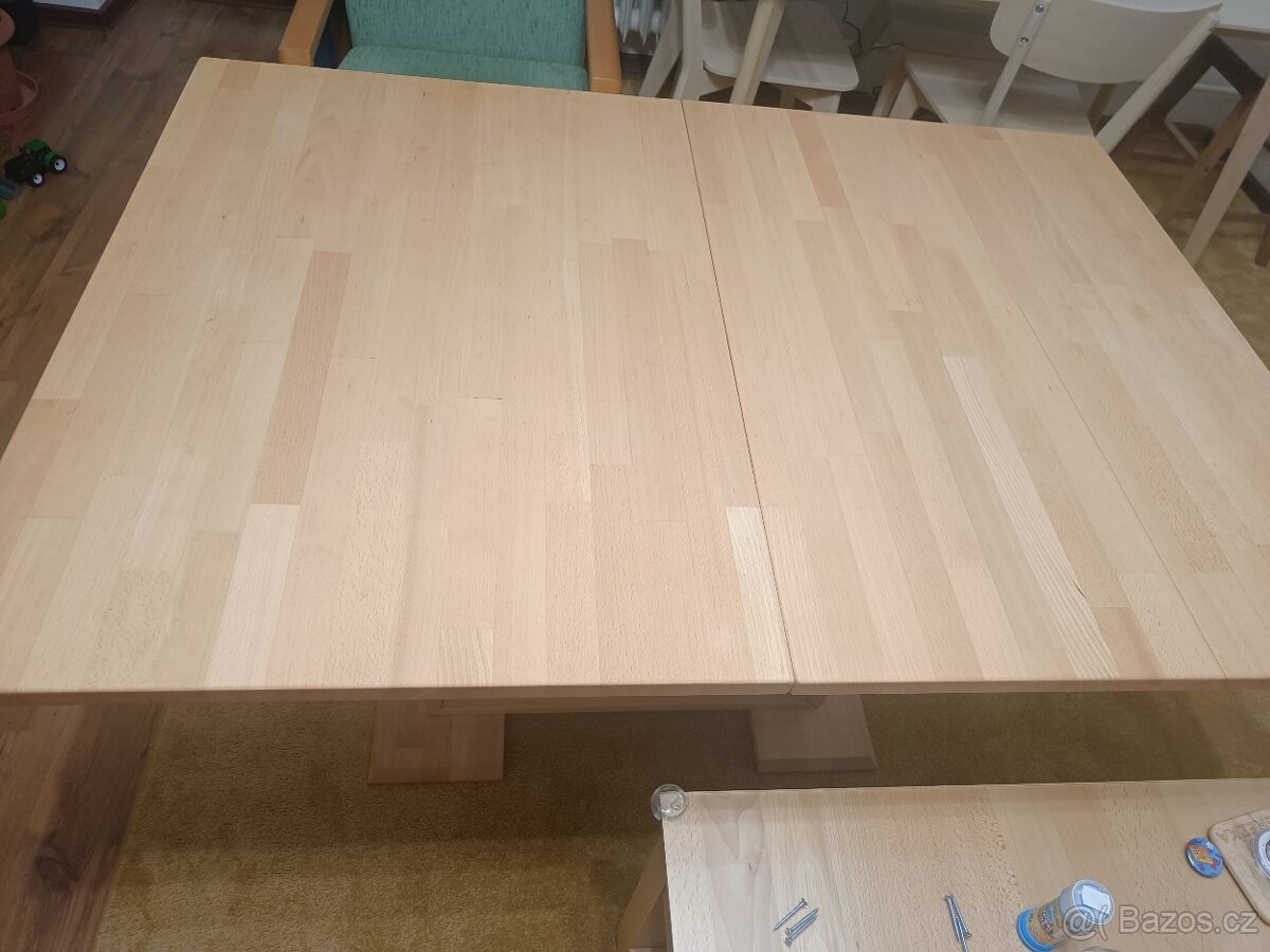 Dubový rozkládací stůl z XXX Lutz - 2