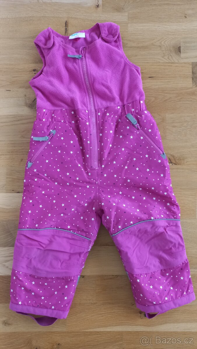 Zimní bunda s oteplováky 1-3 roky dívčí - 2