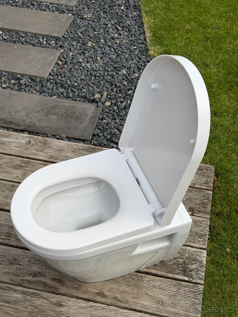 WC závěsné Aqualine IDEA + Soft Close sedátko Sapho LISA - 2