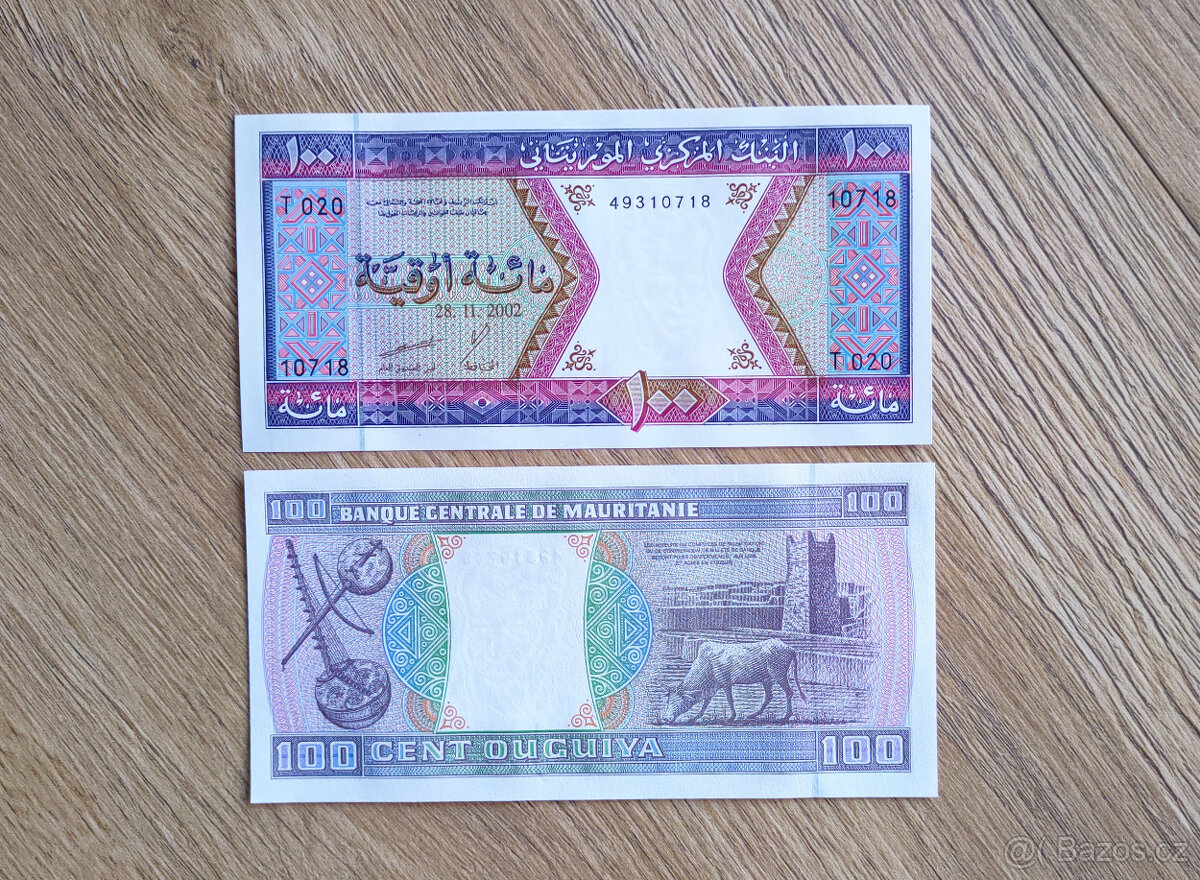 Mauretánie - 100 ouguiya - rok 2002 - 2