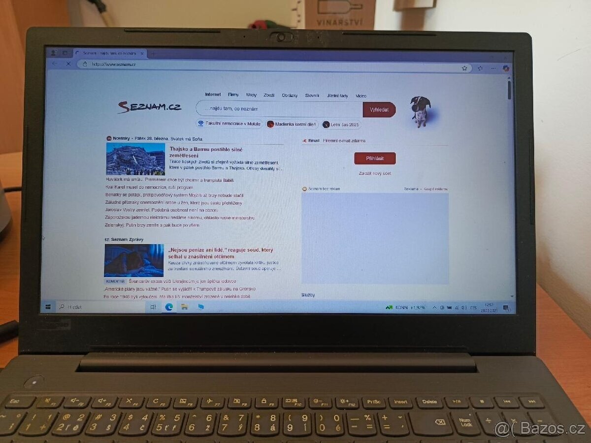 Notebook Lenovo V13-15IKB,15,6 "displej (FHD),INTEL CORE i3 - 2