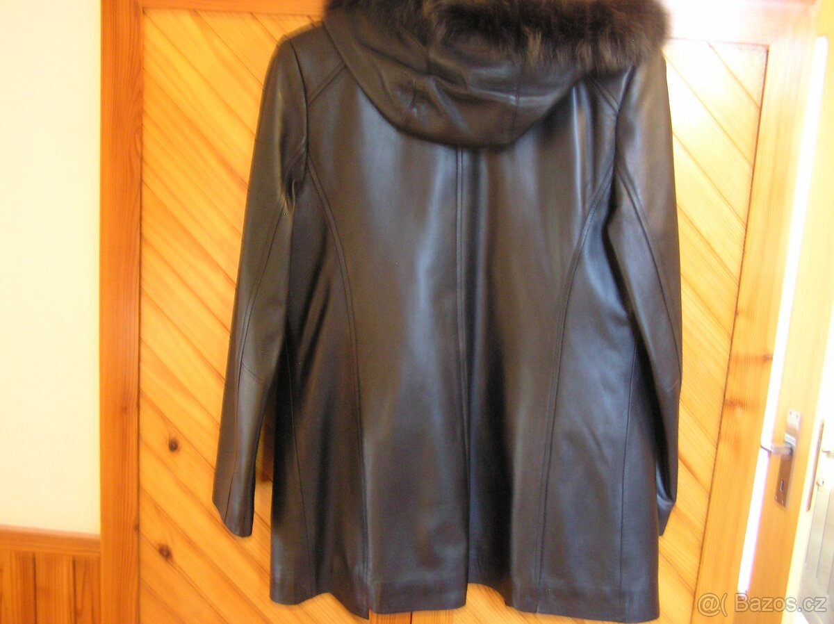 Dámská, kožená bunda, vel.40 - 2