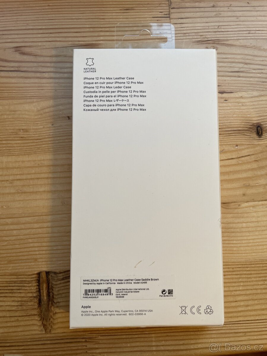 Originální kožený kryt Apple MagSafe – iPhone 12 Pro Max - 2