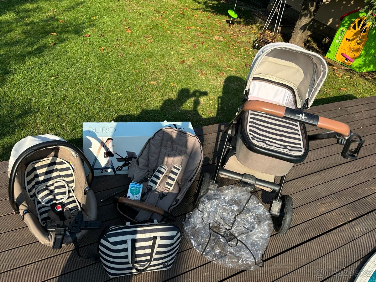 kočárek NEONATO PURO + autosedačka - 2