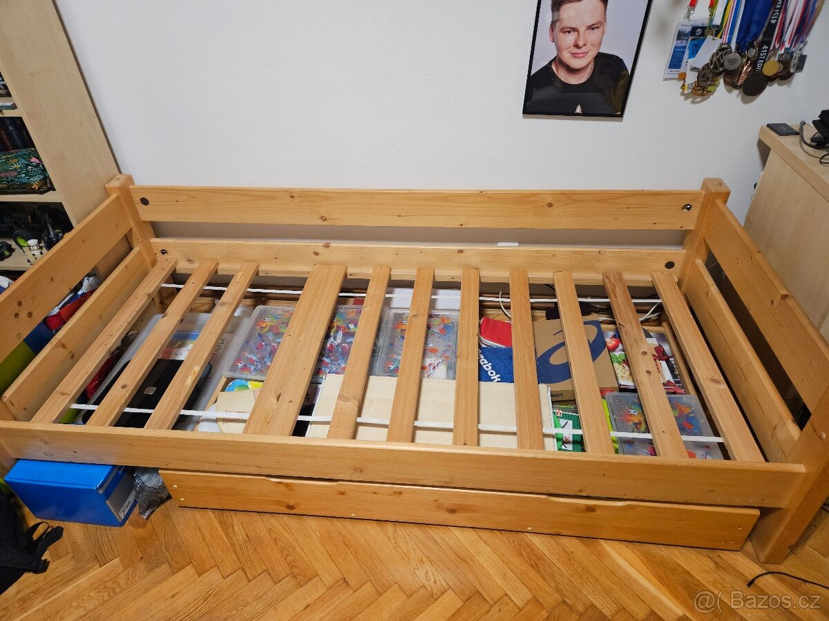 Postel s roštem 90x200 - 2