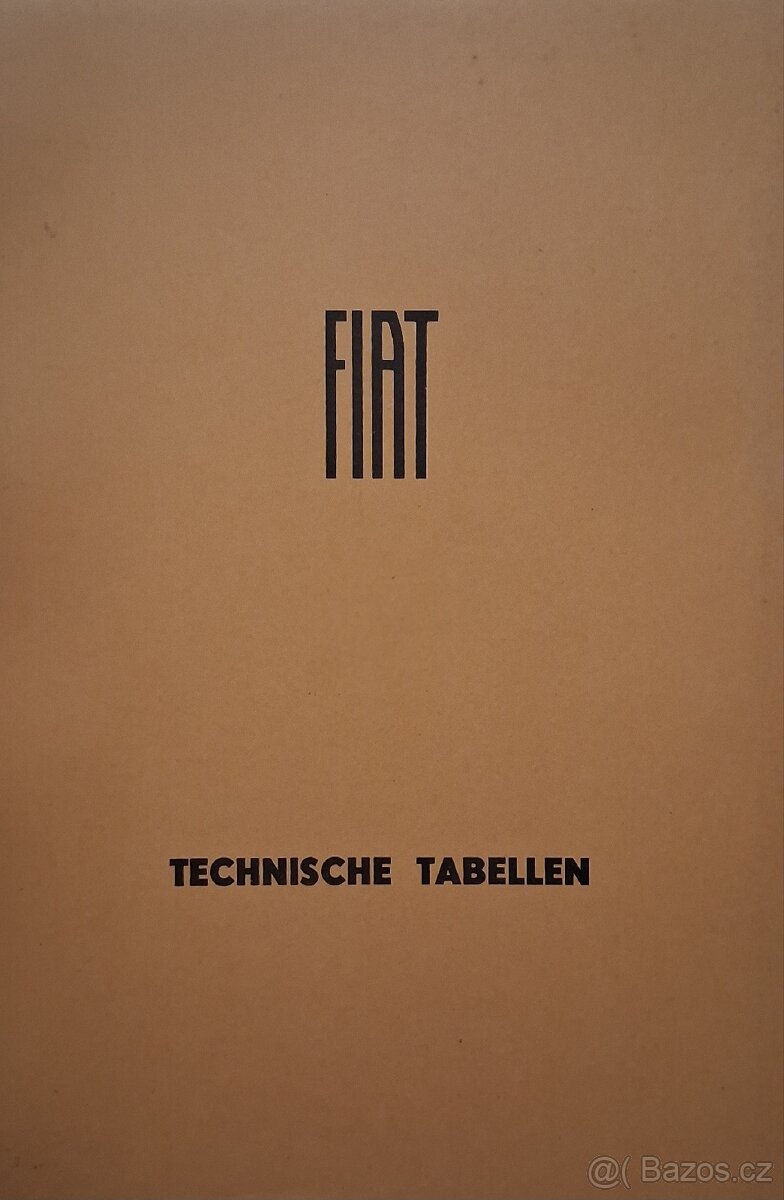 FIAT - kniha (500,600,1100,1200,1300,1500,1600,2100,2300S) - 2