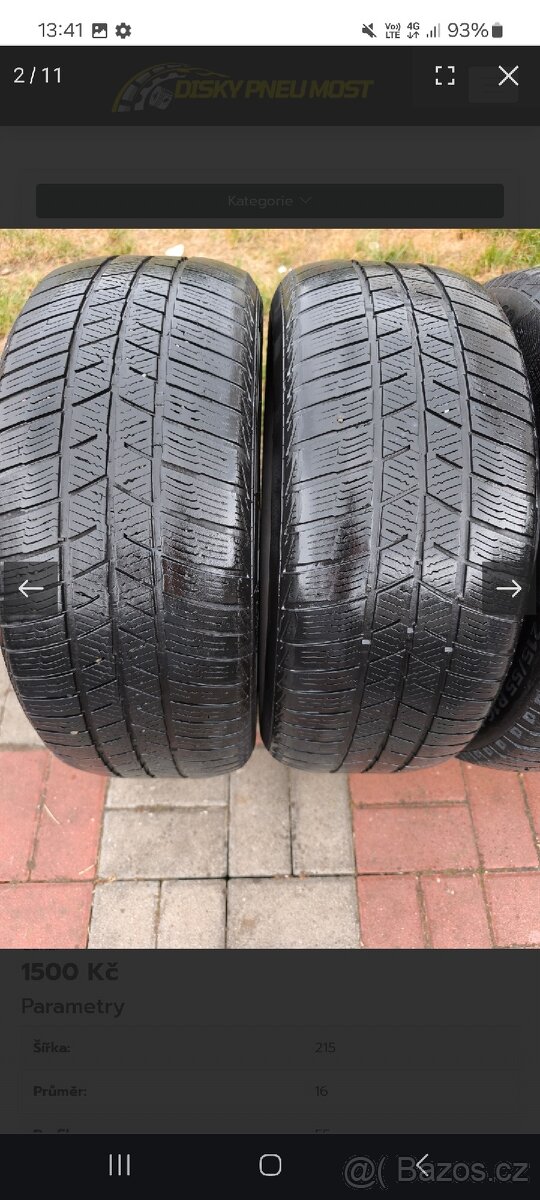 215/55R16 5MM CONTINENTAL/BARUM 2018 - 2