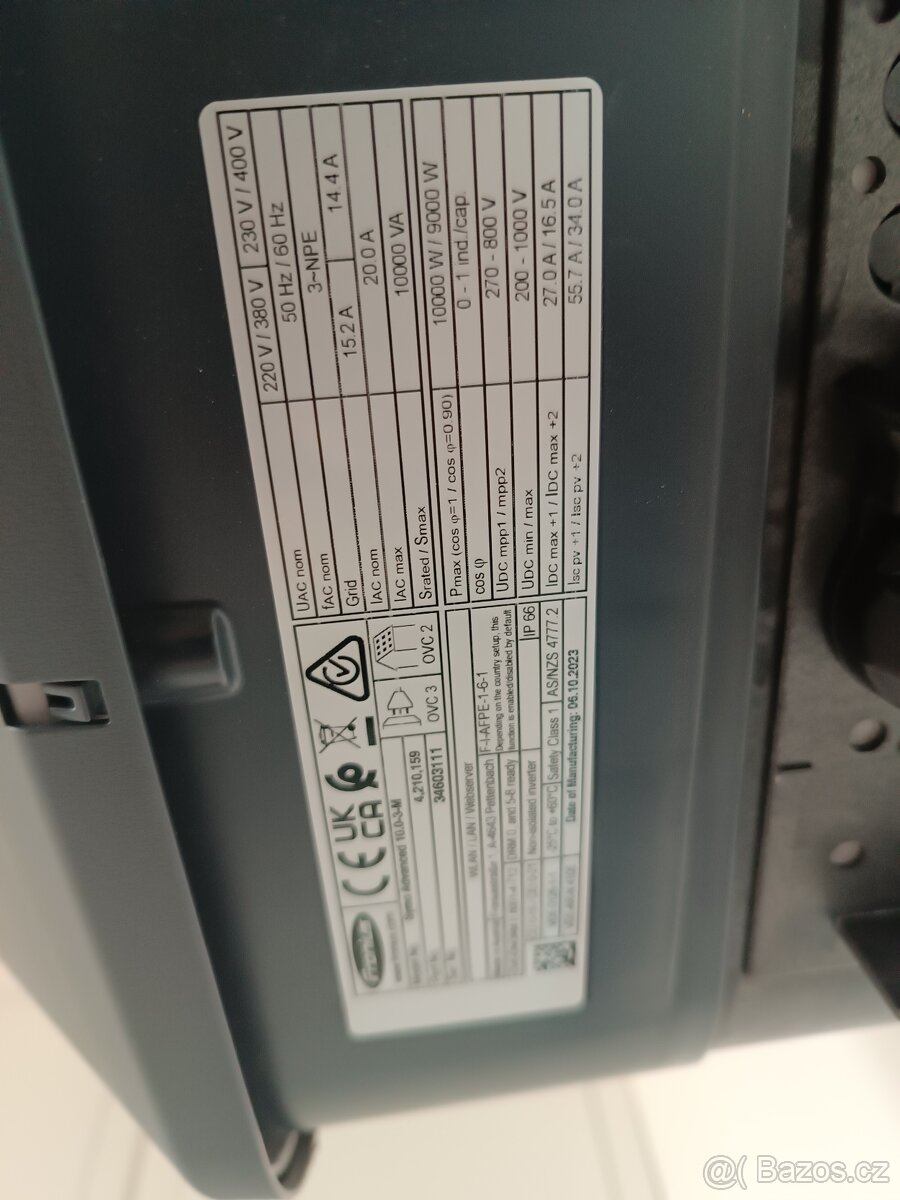 Střídač Froinus Symo Advanced 10-3-m - 2