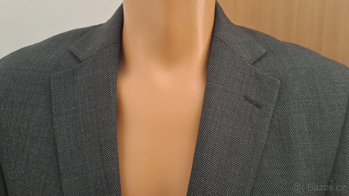 Pánské šedé sako M&S Collection/48-M/2x52cm - 2