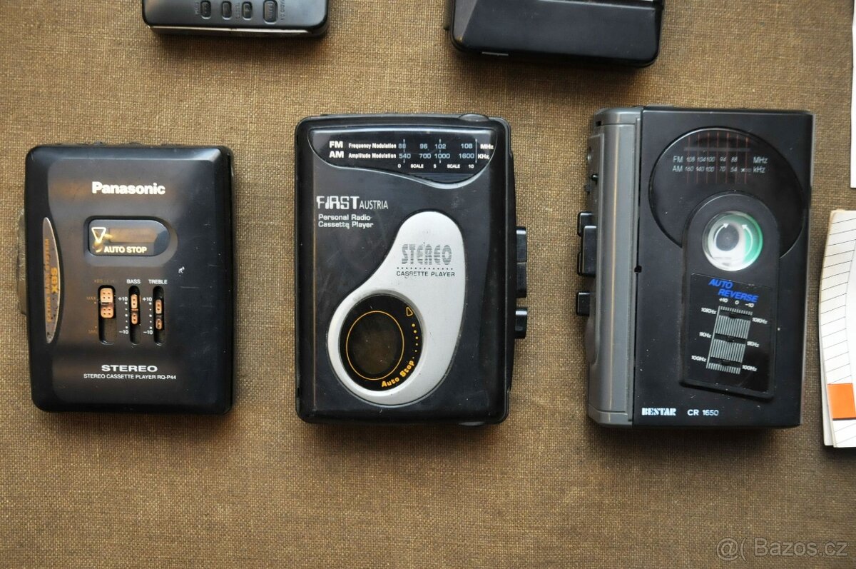 Historický walkman soubor 5 kusů - 2