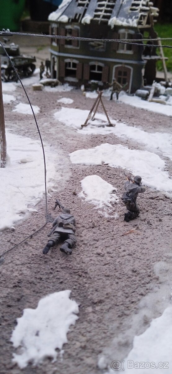 Diorama bitvy v Ardenách 1944 1/72 - 2