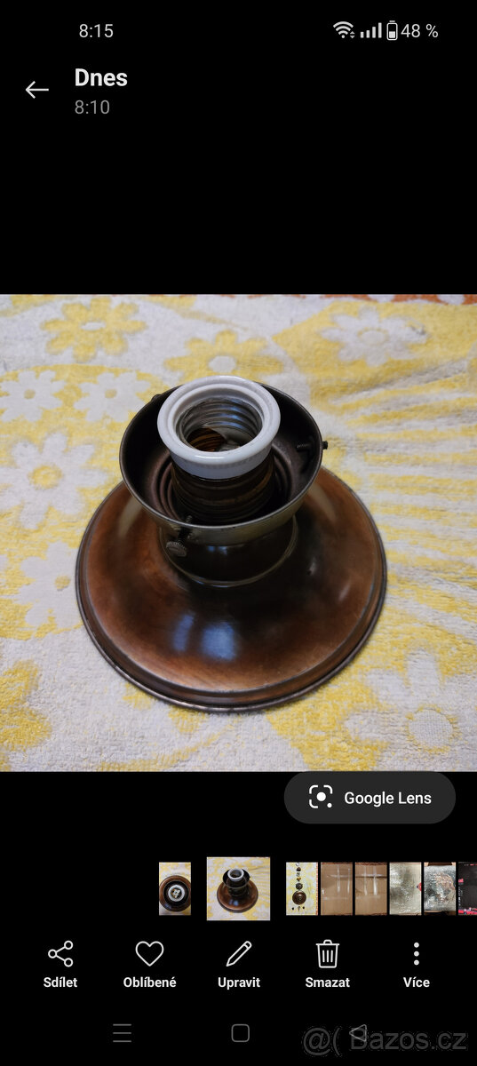 měděná lampa - 2