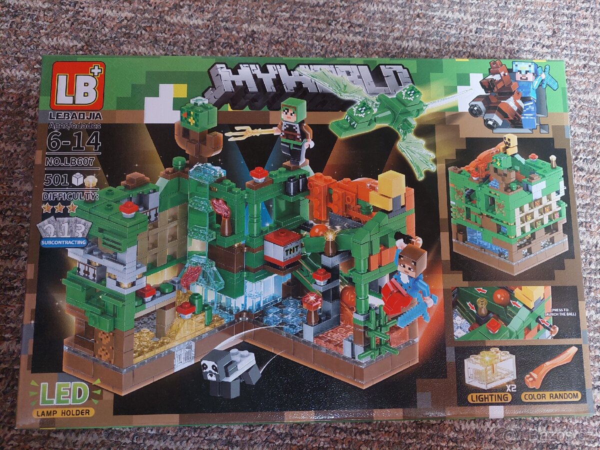 Kuličková dráha ve stylu Minecraft - 2