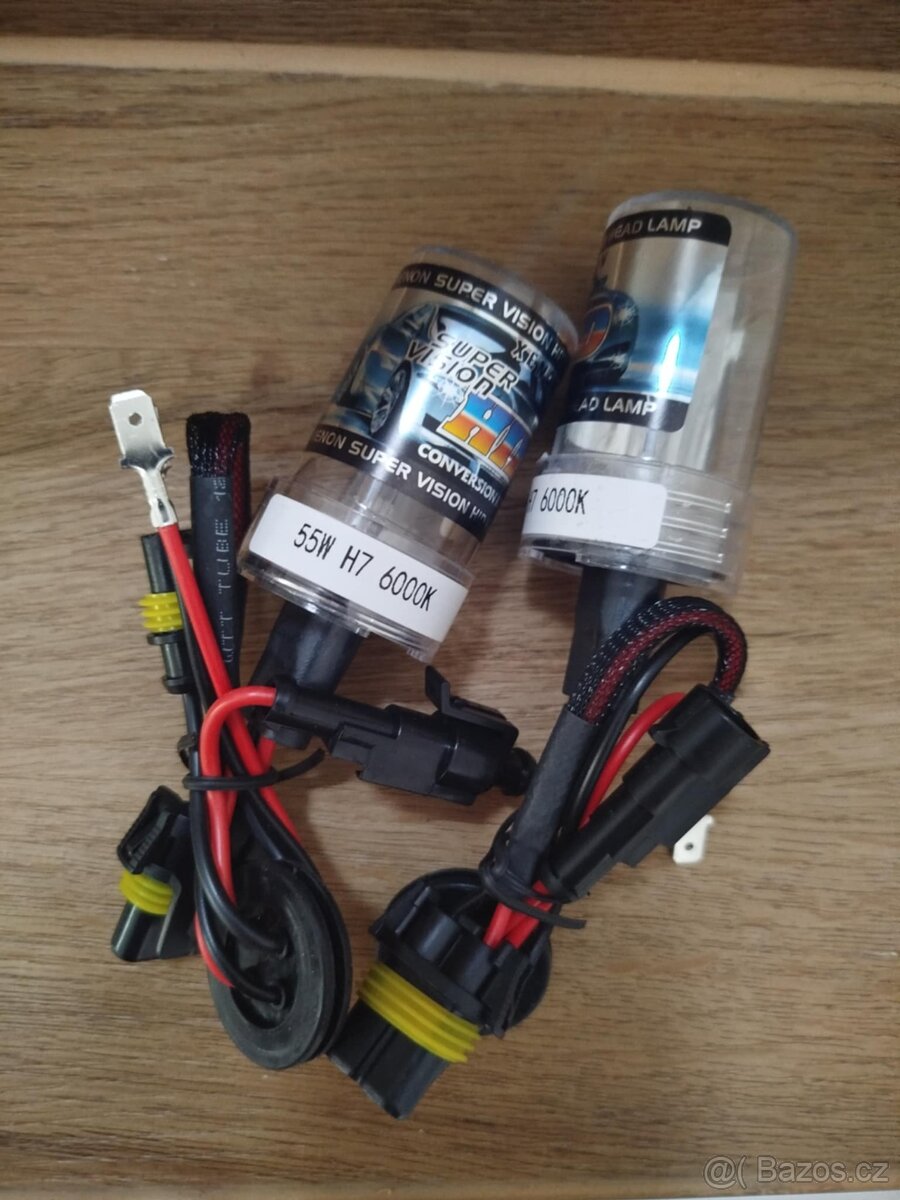 Xenonové výbojky H7, 55W, 6000K - 2