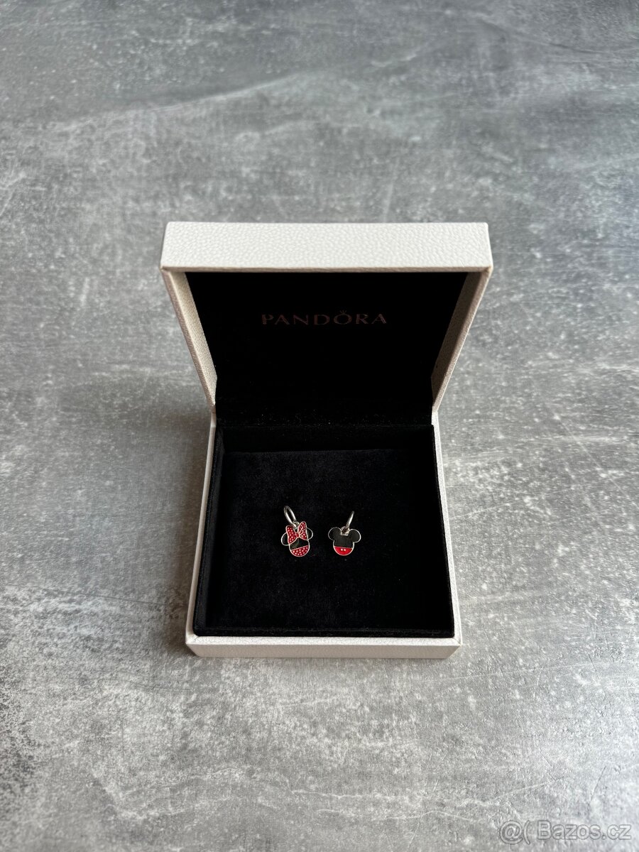 Přívěsky Pandora Mickey a Minnie Mouse - 2