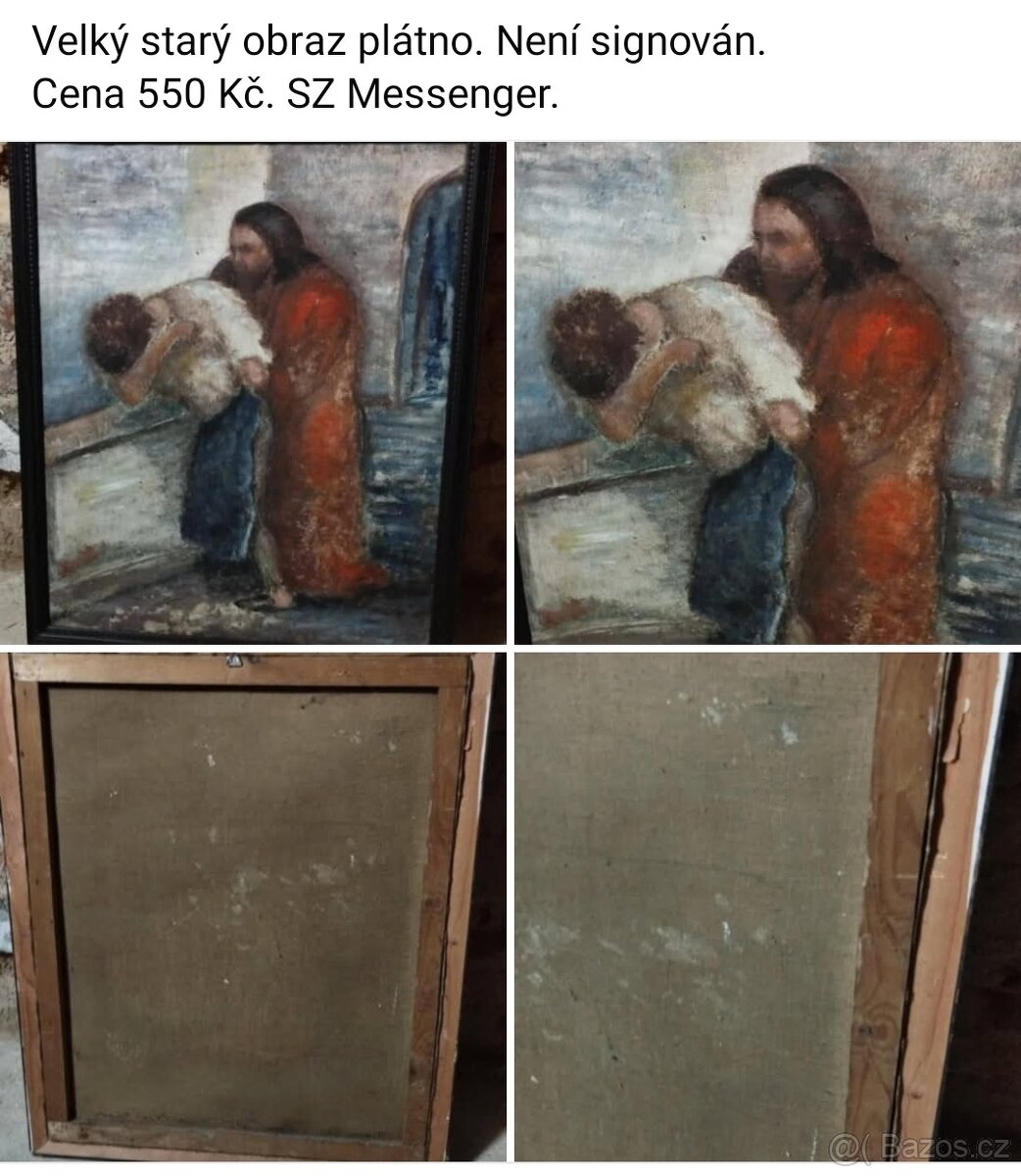 Staré obrazy .Ceny a rozměry viz fota. - 2