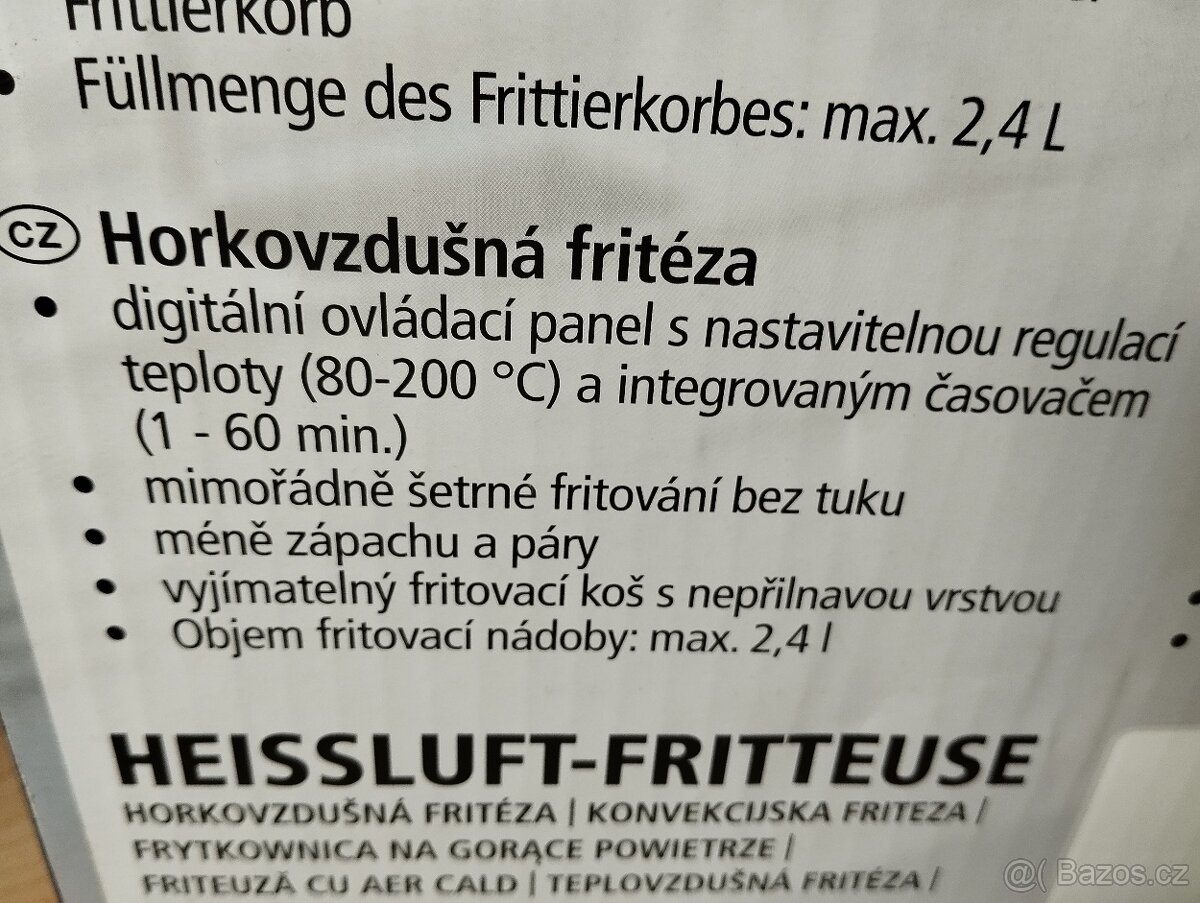 Horkovzdušná fritéza - 2
