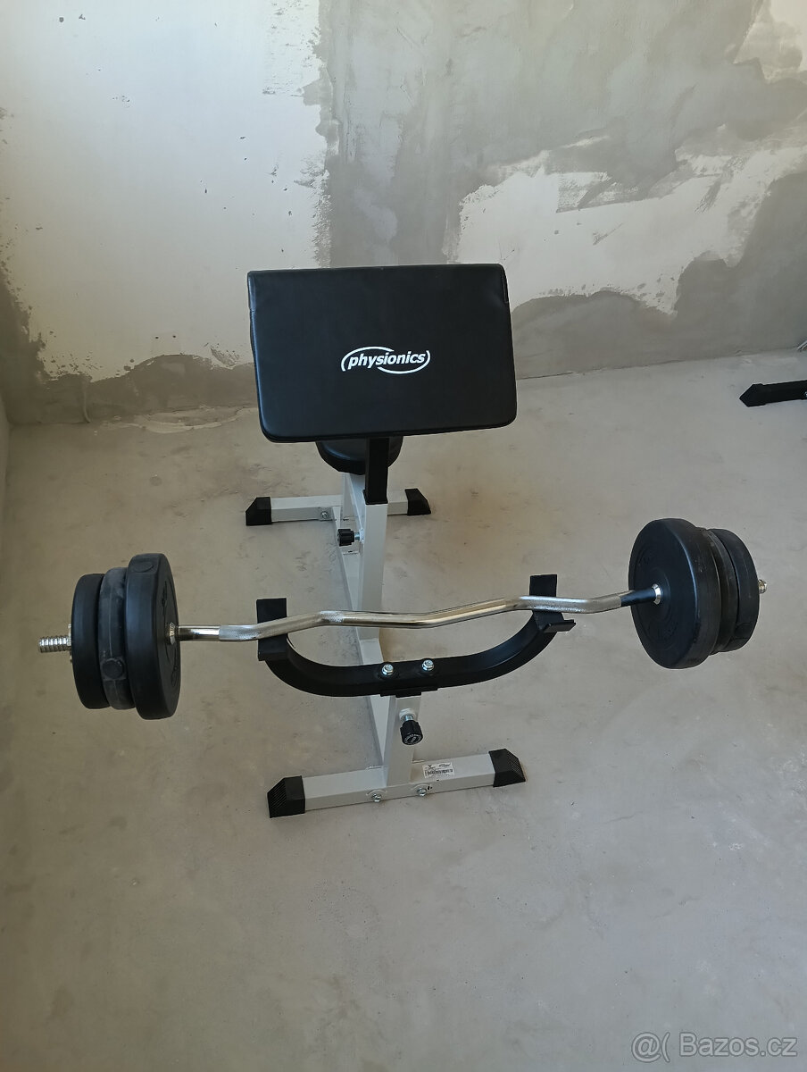 Lavice a SZ dvourucni cinka na posilovani bizepsu - 2