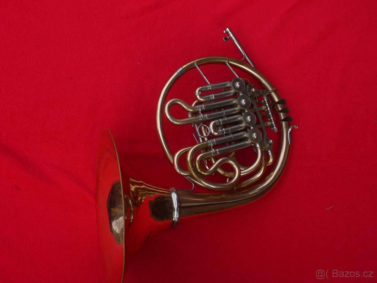 Lesní roh GEBR. ALEXANDER MAINZ Dvojitý roh s pouzdrem - 2