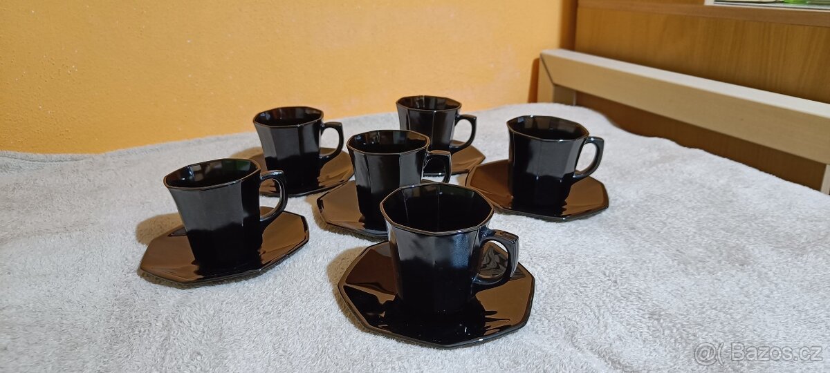 Arcoroc France kávový servis - 2