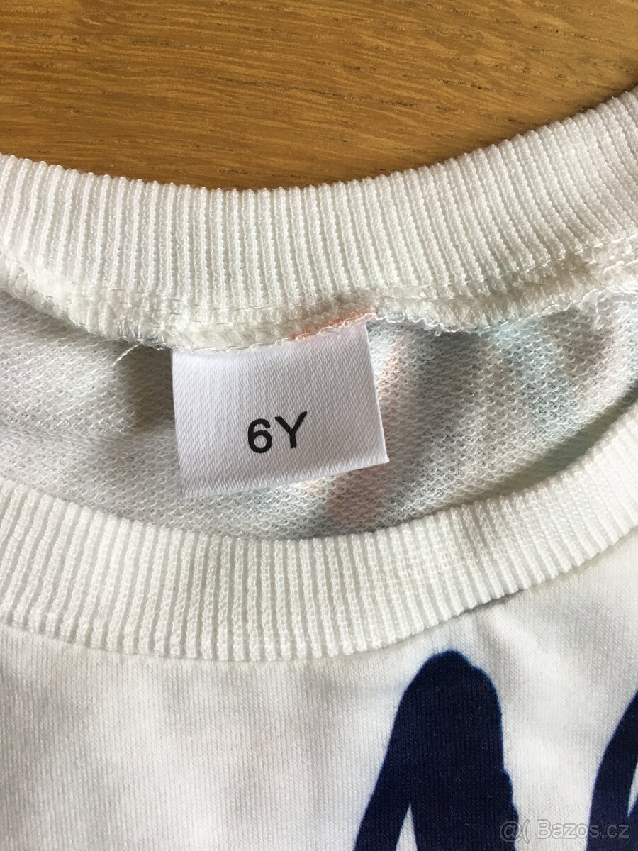 Tepláková souprava vzor+tmavě modrá 6 let Shein NOVÁ - 2