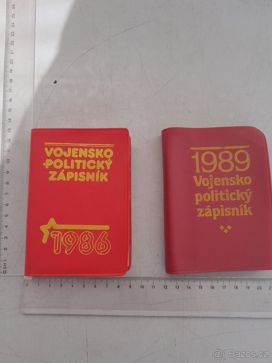 POLITICKO VOJENSKY ZAPISNIK ROCNIK 1985 A 1986 - 2
