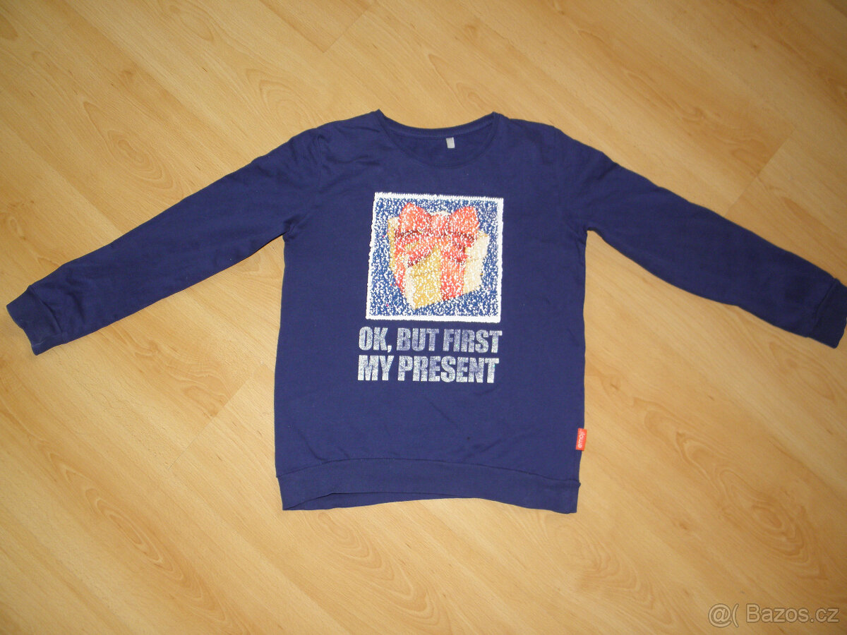 DÍVČÍ TRIKA DLOUHÝ RUKÁV v. 146 - 2