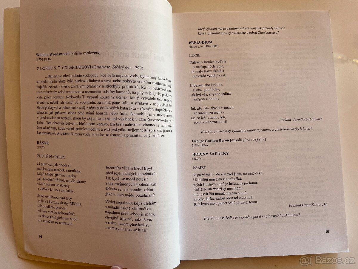 Učebnice Literatura - výklad textů - 2