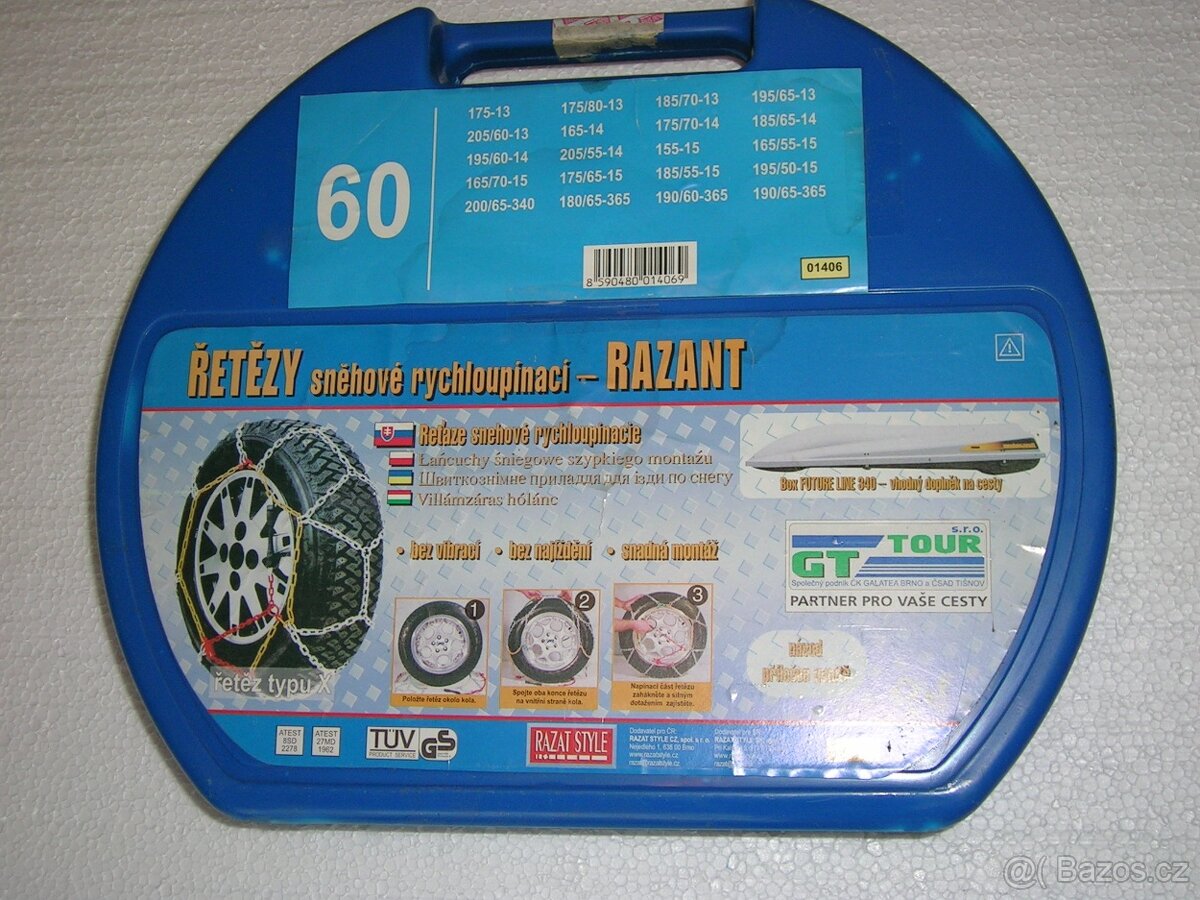 Sněhové řetězy pro 13-15" NOVÉ - 2