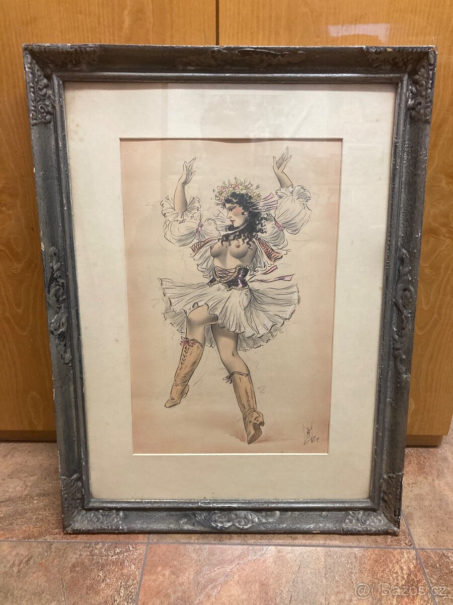 Obraz tanečnice od Jaroslav Štika - 2