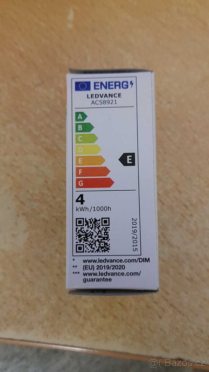 LED žárovka G9 4W - stmívatelná - 2