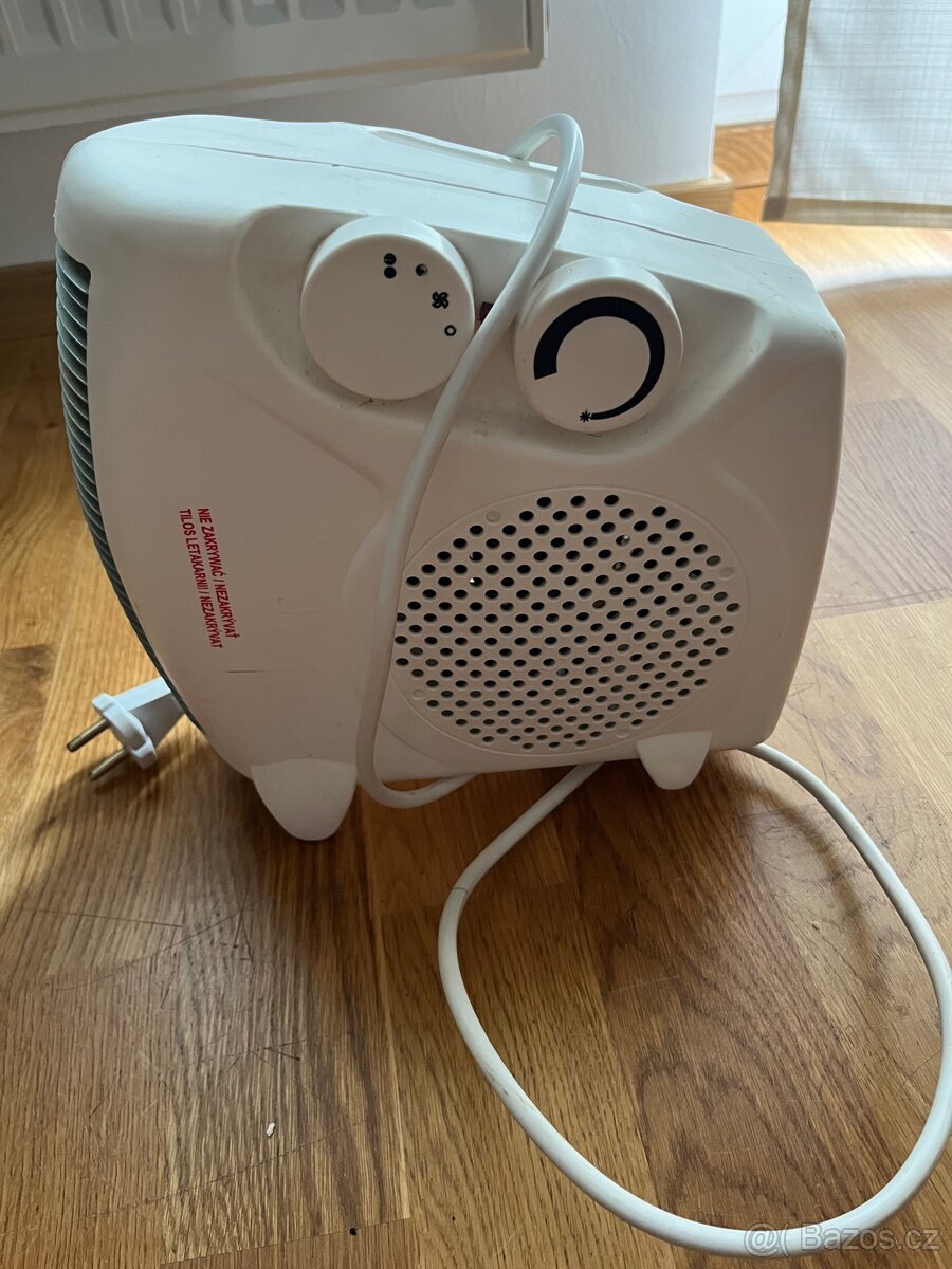 elektrický teplovzdušný ventilátor - 2