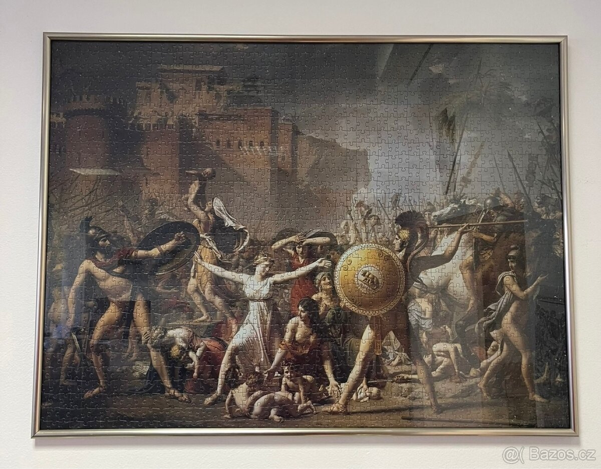Složené puzzle zarámované a zasklené. - 2