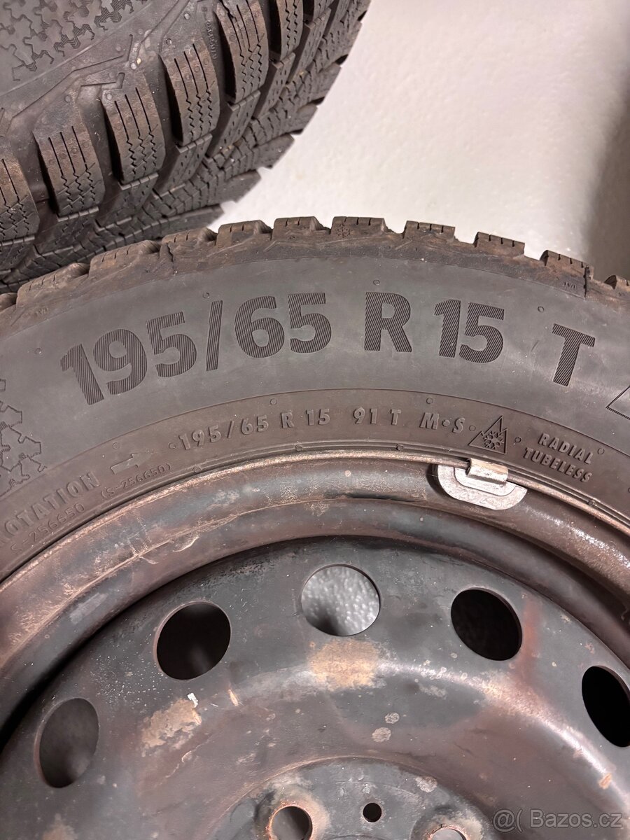 Prodám kompletně kola 5x112 ( plecháče) - 2