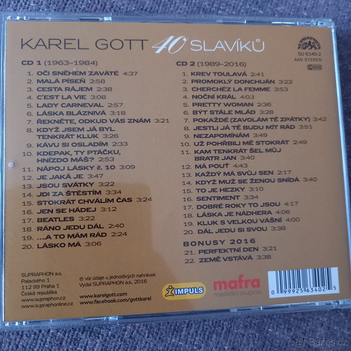 2CD K.Gott 40 slavíků - 2