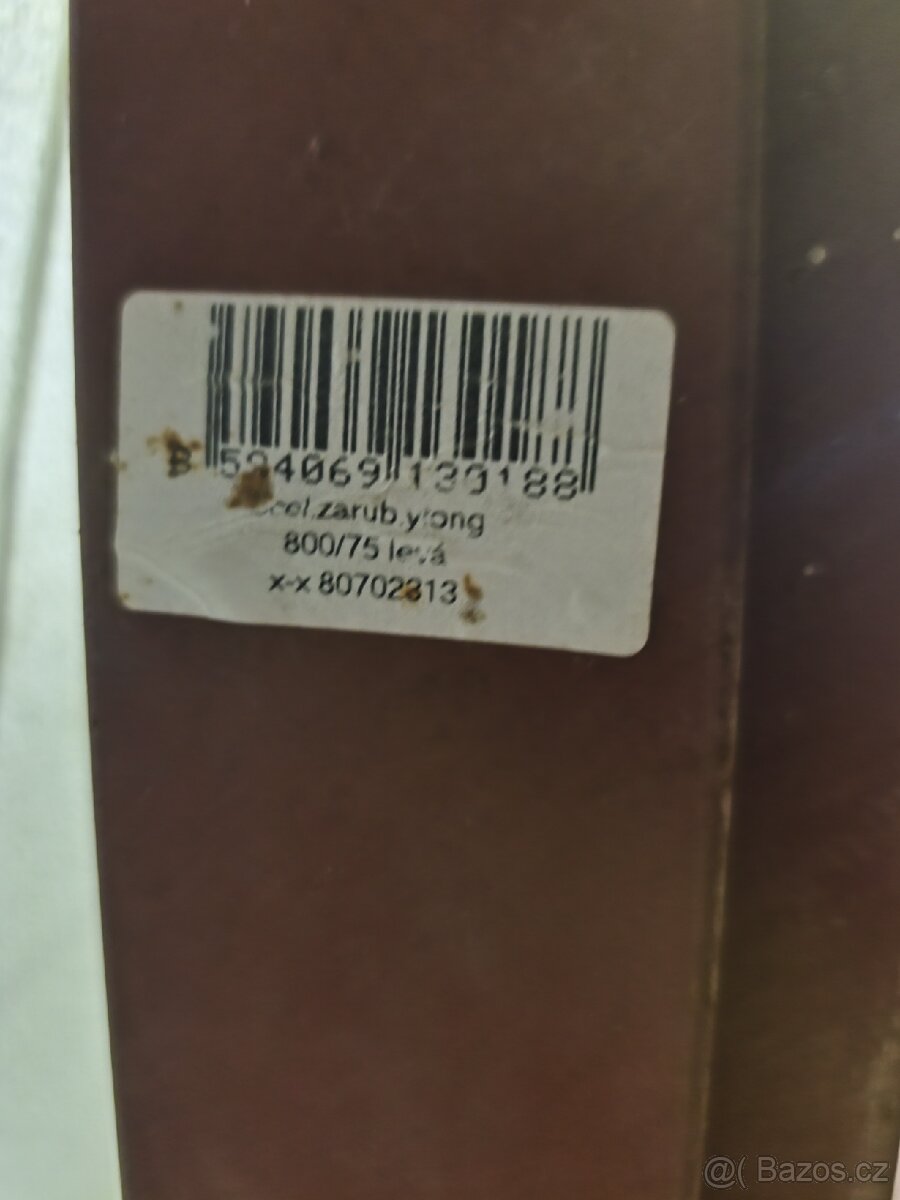 Ocelové zárubně do ytongu 800/75 levé - 2