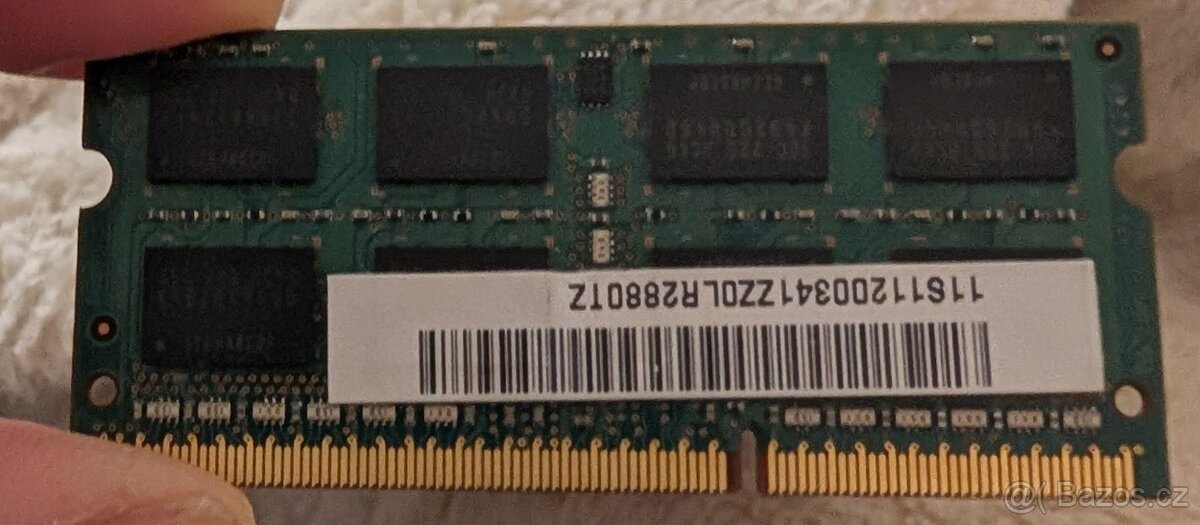 Samsung operační paměť DDR3 SO-DIMM 4GB - 2