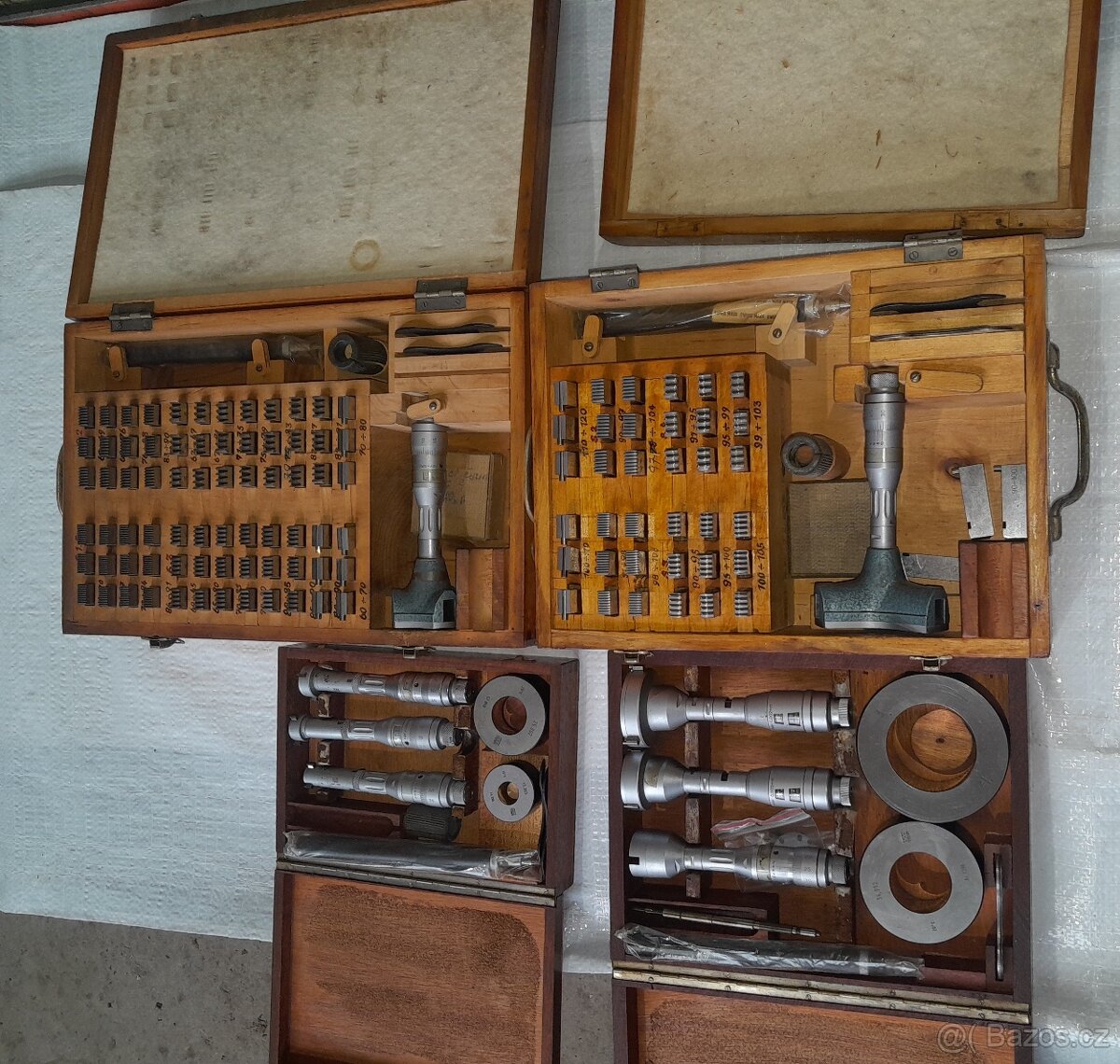 Třidotekový dutinoměr TESA 15mm - 120mm SADA - 2