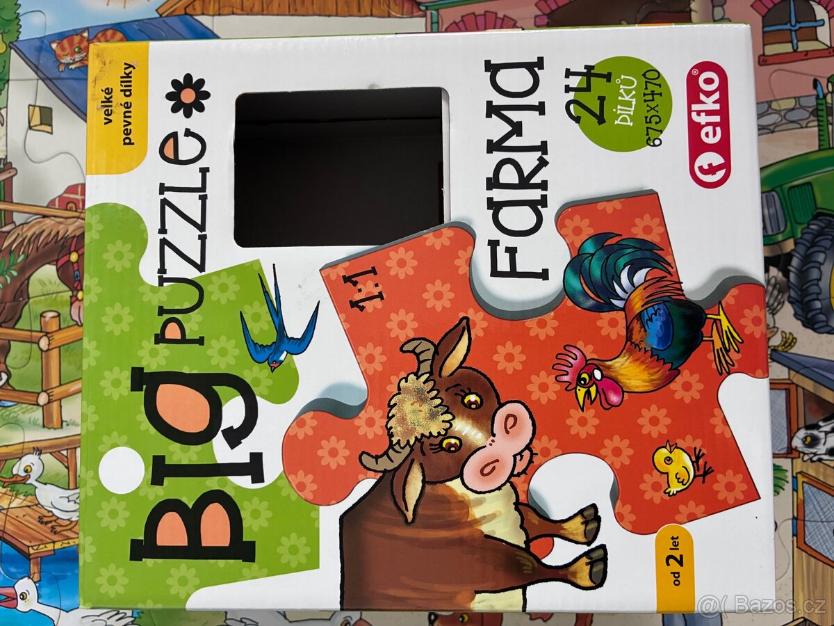 Puzzle farma 24 dílku - 2