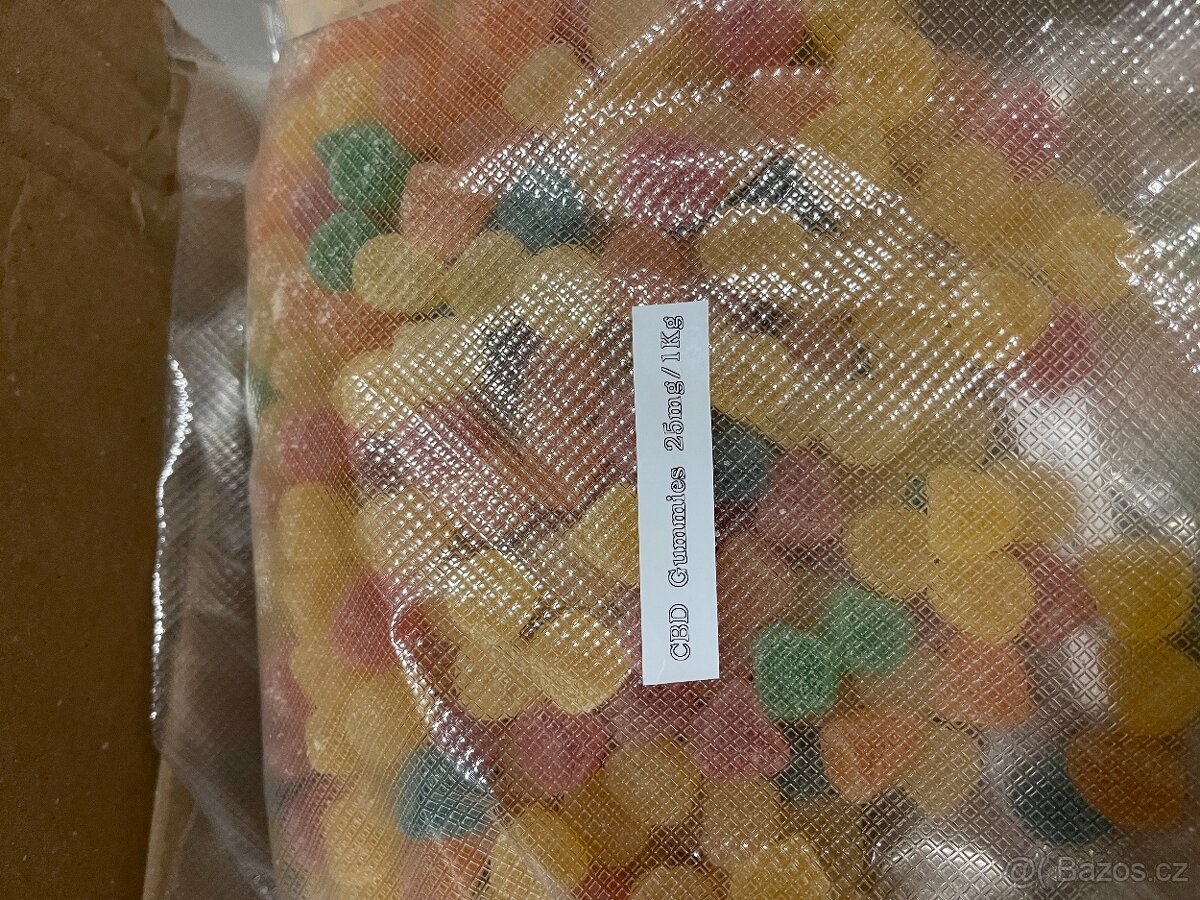 LIKVIDACE SKLADU - 7 kg CBD gumídků 25 mg CBD na kus - 2