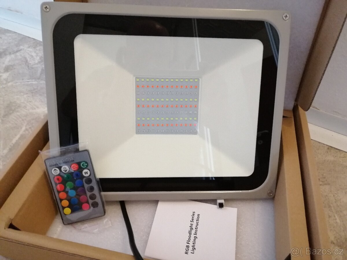 LED RGBcolor reflektor s dál.ovladačem(halogen,lampa,světlo) - 2