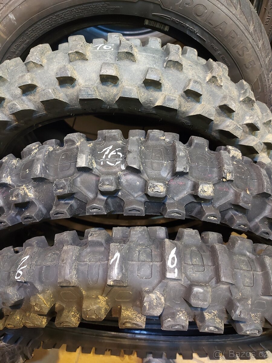 Terénní moto pneu, drapáky 110/90 19, 80/100 21, 90 100/16 - 2