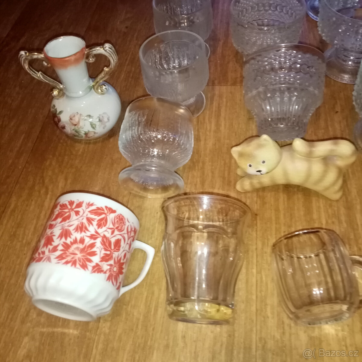 Prodám staré české sklo, poháry, duritky, vázičky apod. - 2