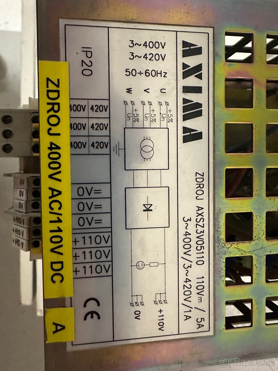 Zdroj Axima axsz3v05110 (110V DC) - měď - 2