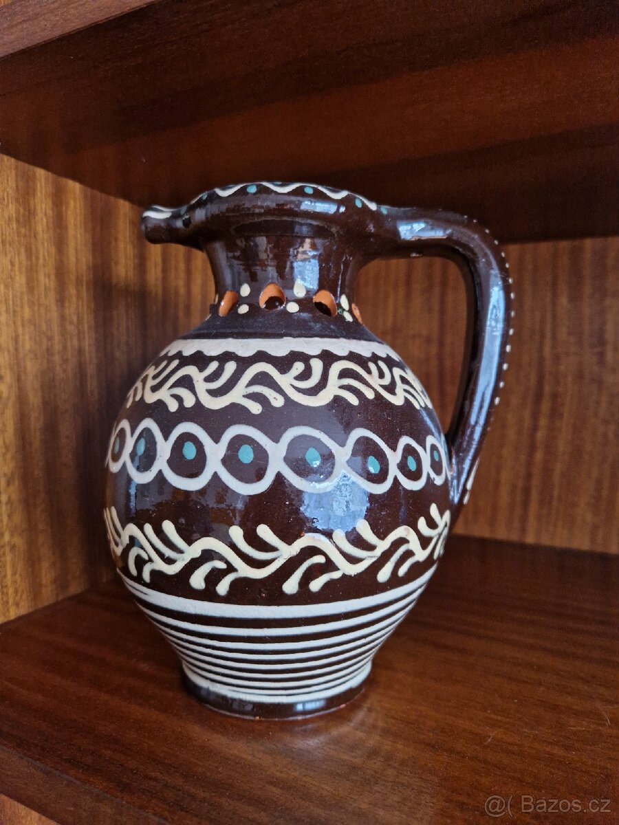 Ručně malovaný džbán - Keramika Pozdišovce - 2