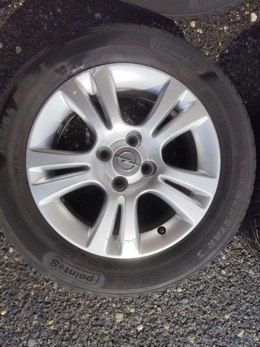 Orig.Alu kola Opel Letní sada 185/65/15 - 2