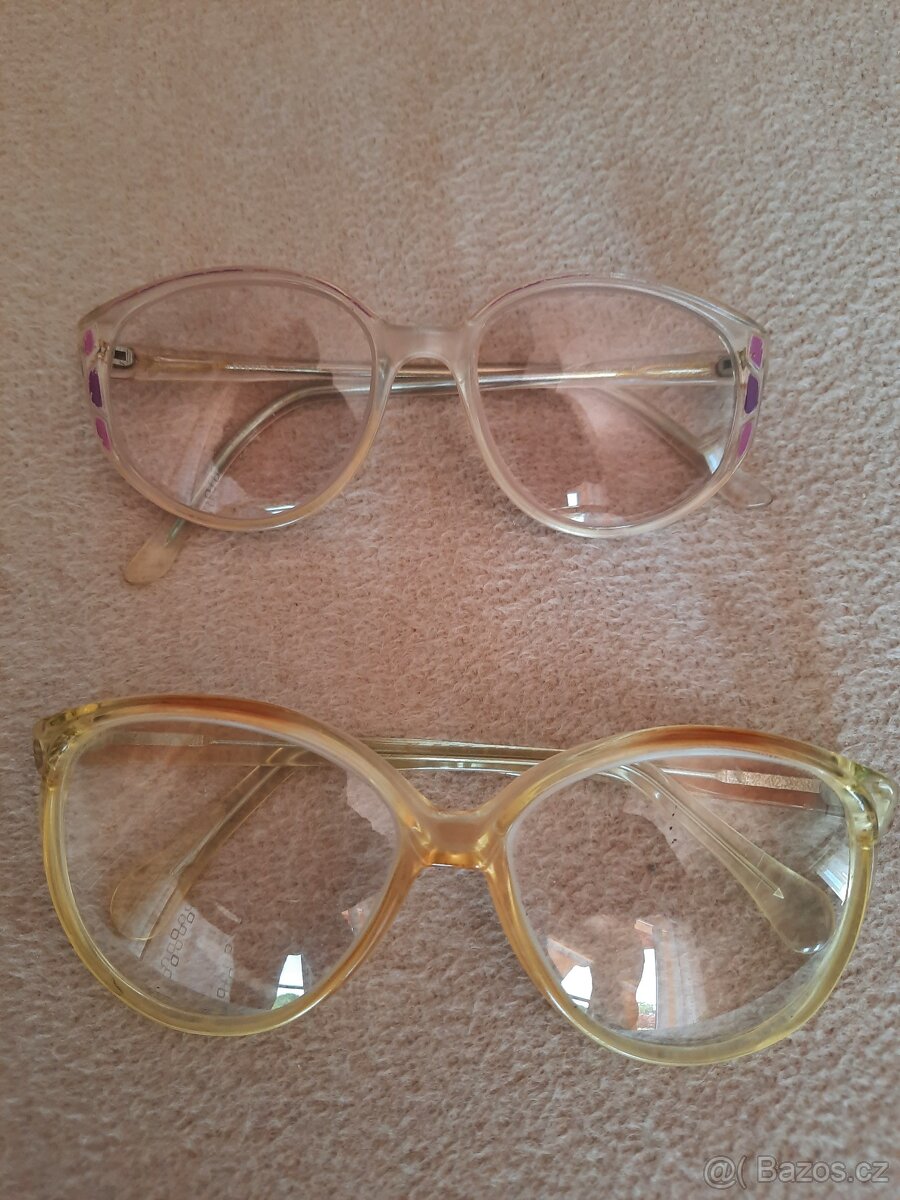 brýle starožitné, vintage , nádhera, abnormálně velké - 2